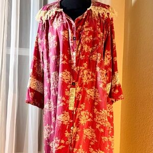 Magnolia Pearl-Floral Pink Dress